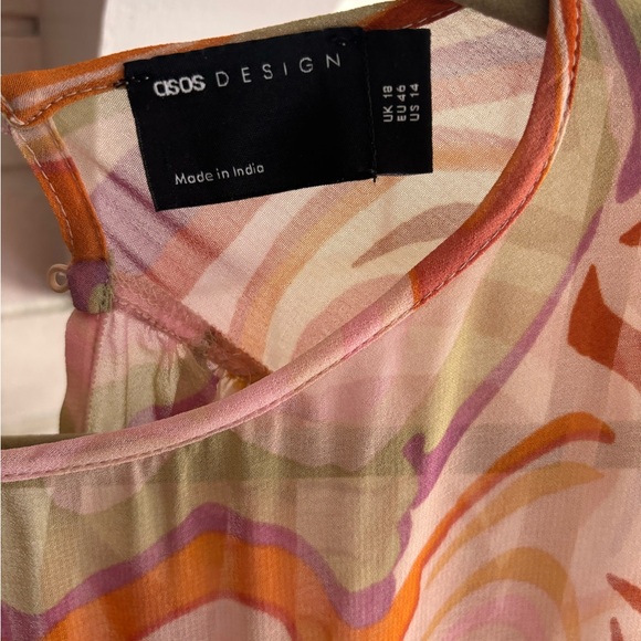 ASOS swirl smock dress - Picture 3 of 4